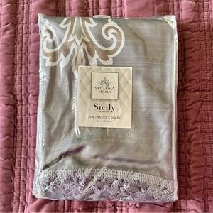 Serafina Home Sicily Collection 70x72” (178x183cm) Shower Curtain